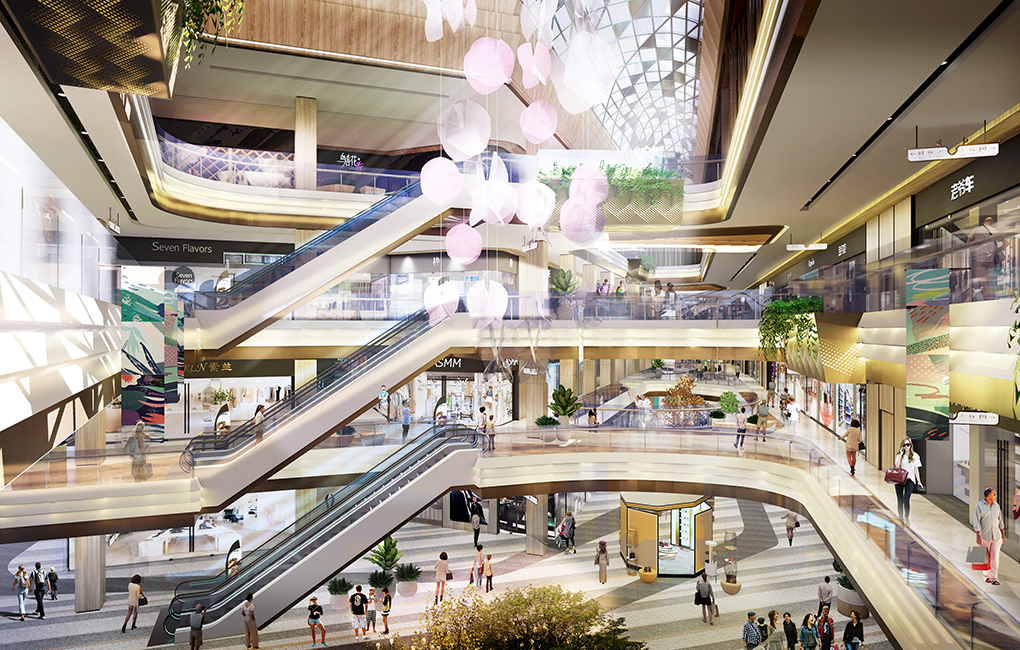 经典广场购物中心一体化设计：跟着屈原游溆浦